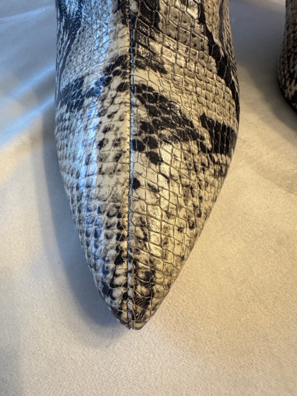 SCHUTZ Maryana Boot in Natural Snake, sz 10 - Picture 8 of 11